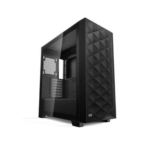 Корпус без блока питания/ Case PCCooler C3D510 BK ARGB, Midi-Tower, TG, Mesh, 3x120mm ARGB, 2xUSB-A 3.0, E-ATX, ATX, mATX, mITX Black фото 2