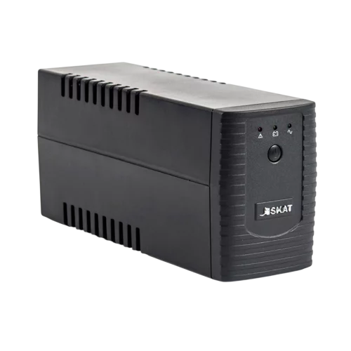 449 SKAT-UPS 600-IN-1x7 ИБП Line interactive, 220 В, 600ВА/360Вт, 1 АКБ 7Ач, вых. роз 1Schuko + 1 C13, USB, RJ11, внутр. меандр. стабилизация напряжения, ШГВ 100х300х142, вес 4.2кг