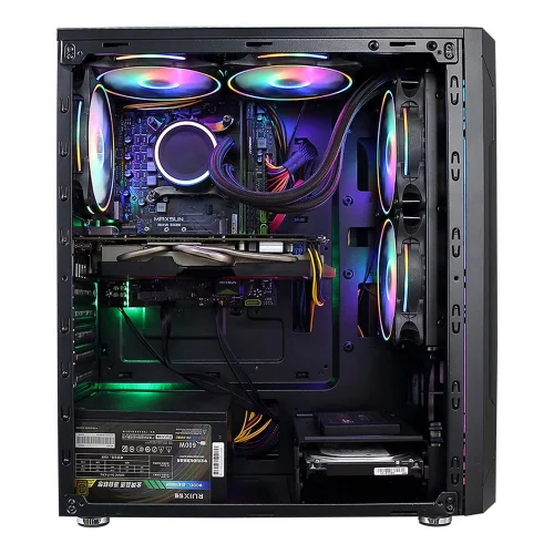 Корпус ALSEYE Auro 3.0-B Mini-ITX/ Micro ATX/ ATX, USB2.0*2+HD Audio+USB3.0*1, «H.D.D.(3.5»)*2pcs+S.S.D(2.5»)*2pcs, 354*185*413mm» (AS.07.0017) фото 4
