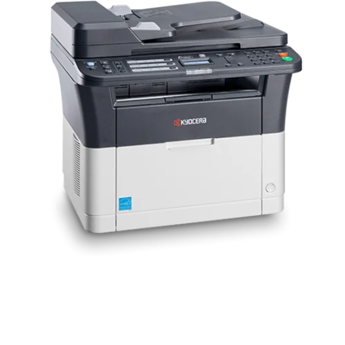 МФУ Kyocera FS-1025MFP, P/ C/ S, ч/ б лазерный, A4, 25 стр/ мин, 1800x600 dpi, 64 Мб, USB 2.0, Network, лоток 250 л., Duplex, автопод., старт.тонер 1000 стр. (1102M63DZ2)