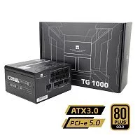 Блок питания Компьютер Power Supply Thermalright, 1000W 80+ Gold (ATX, 3.0, PCIe 5.0, Full modular, 1x24(20+4)pin 600mm, 1xCPU 8(4+4)pin 650mm, 2xPCIe*2 8(6+2)pin 650+150mm, 1x12VHPWR PCIe 5.0 12+4pin 600mm (TR-TG1000)
