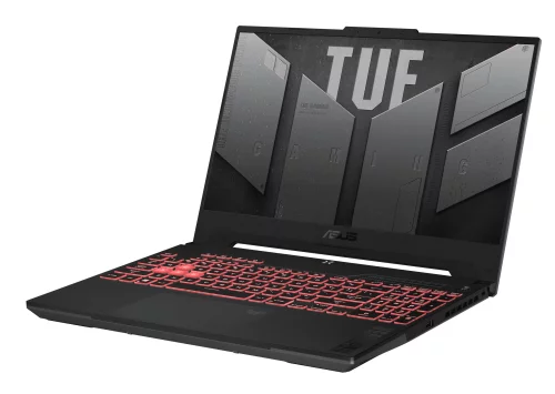 Ноутбук ASUS TUF Gaming A15 FA507NU-LP030 15.6 IPS FHD, AMD Ryzen 7 7735HS, 8Gb, 512Gb SSD, RTX 4050-6Gb, NoOS, серый (90NR0EB5-M00510) фото 4
