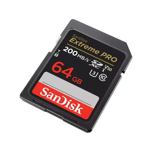 Карта памяти SanDisk Extreme PRO 64GB SDXC Memory Card 200MB/ s (SDSDXXU-064G-GN4IN) фото 2