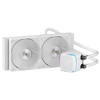 Система водяного охлаждения Ocypus Iota L24 WH, 240mm, Display Pump, 2x120mm FDB fans, LGA115X/1200/1700/18XX, AM4/AM5
