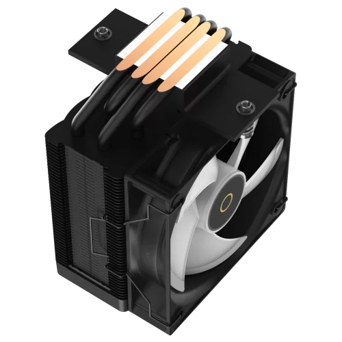 Кулер для процессора Ocypus Gamma A40 BK, 100mm FAN, Top Panel, 4 HEAT PIPES, 4-PIN PWM, 600-2400 RPM, 29DBA, HYDRO BEARING, LGA115X/1200/1700/18XX, AM4/AM5 фото 7