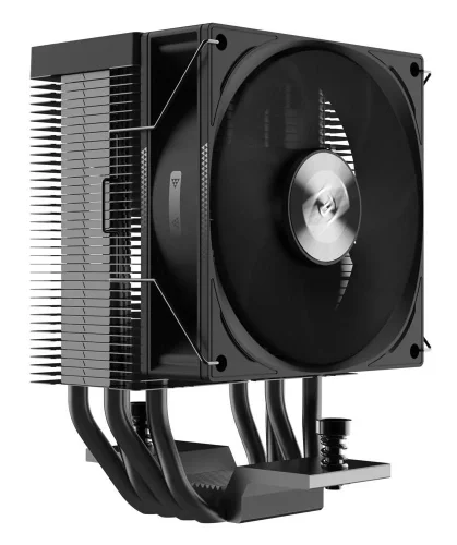 Кулер для процессора/ CPU Cooler PCCooler R400 (180W, 4-pin PWM, 133mm, Al/Cu, 4x6mm, 1x92mm, 40.94CFM, 30dBA, 2200RPM, S: 1851/1700/1200/115X, AM5/AM4, black)