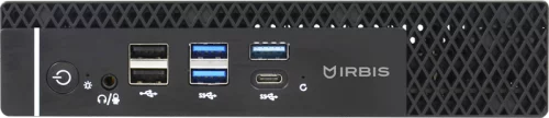 Компьютер IRBIS Smartdesk mini PC i5-12400(6C/ 12T - 2.5Ghz), 16GB DDR4, 512GB SSD M.2, Intel UHD, 1xHDMI, 2xDP, , 1xUSB Type-C, 9xUSB Type-A, USB KB+Mouse, fTPM, DOS 1Y (SDCS5003HA)