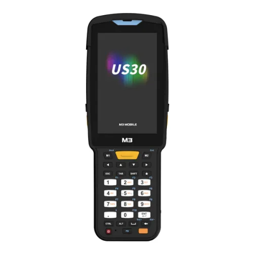 Терминал сбора данных M3 Mobile US30W all-in-one, Android 13.0 GMS, WVGA, 802.11 a/ b/ g/ n/ ac/ ax Wi-Fi 6, SE4770 2D, BT5.3, 4G/ 64G, 30 K , 6700mAh Battery, Trigger mounted. Req CRD&PWSP (US300D-T20WRE-TH)