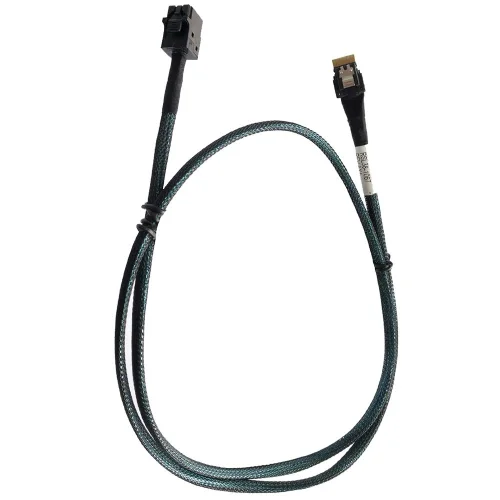 Кабель DiliVing DLSL38-1067 Slimline SASx4 (SFF8654) -to- HD MiniSAS x4 (SFF8643) PCIE 3.0, 85 Ohm, 100cm