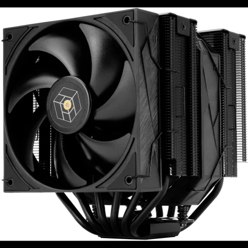 Thermalright Кулер Royal Pretor 130 Black LGA115X/1200/1700/1851/2011/2066 (1x120mm + 1x130mm PWM Fan, медное основание, 6 тепл. трубок 6мм) / TRRP130B