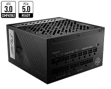 MSI MPG A1000G PCIE5, 1000W, Intel ATX 12V, APFC, 13.5cm Fan, 80+ Gold, Fully-Modular, Retail