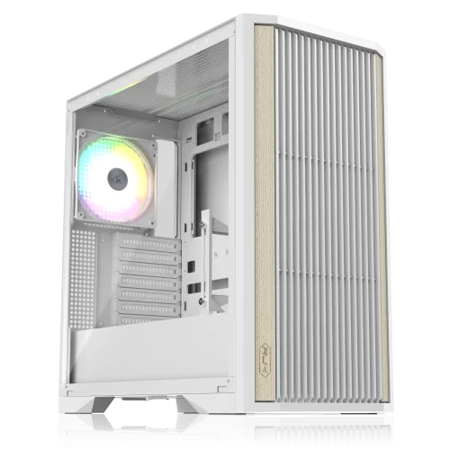 Корпус без блока питания/ Case Raijintek AGOS MAX, Midi-Tower, TG, 1x140mm ARGB, 2xUSB 3.0 + 1xUSB 2.0, E-ATX, ATX, mATX, mITX White (0R20B00260)