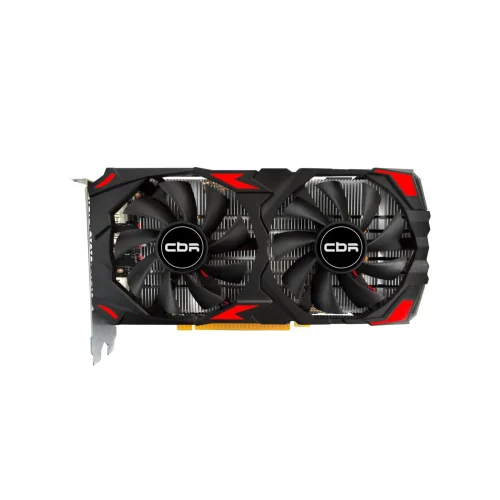 Видеокарта CBR Radeon RX 580 8G GDDR5, 256BIT, 2048, 1168MHz, Dual fan PCIE 3.0, 150W (HDMI/2xDP) [VGA-STX580-8G-RTL]