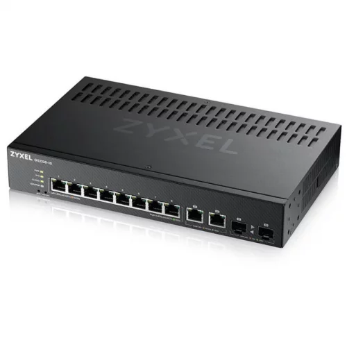 Коммутатор/ ZYXEL NebulaFlex Pro GS2220-10 Hybrid L2 Switch, rack 19 
