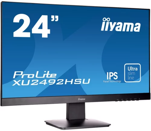 Монитор Iiyama 23.8 PROLITE XU2492HSU-B1 черный фото 2