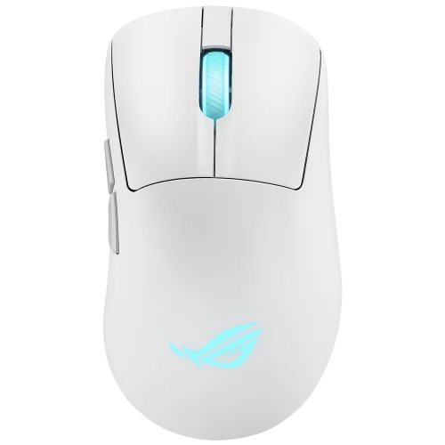 Мышь ASUS ROG KERIS II ORIGIN, 54g, Wired, 2.4GHz RF, Bluetooth 5.1, 42K DPI sensor, 5 Programmable Buttons, White (90MP04A0-BMUA10)