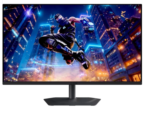 Монитор 31.5 Gigabyte MO32U2 EK Black (31,5 QD-OLED, 3840 x 2160, 240Hz, 2xHDMI 2.1, DP 1.4, 3xUSB 3.2, USB Type-C (18Вт), 0,03 ms,178°/ 178°, 250 нит (типичная), 1000 нит (пиковая), 1,5 М:1, Pivot) (20VM0-MO32U2BT-1EKR)