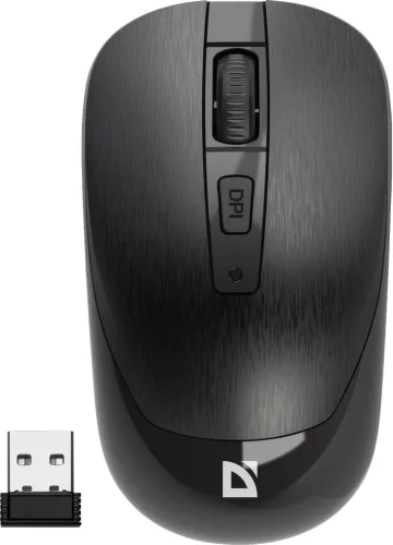 Мышь Defender беспроводная оптическая Wave MM-995 чёрный (52995)