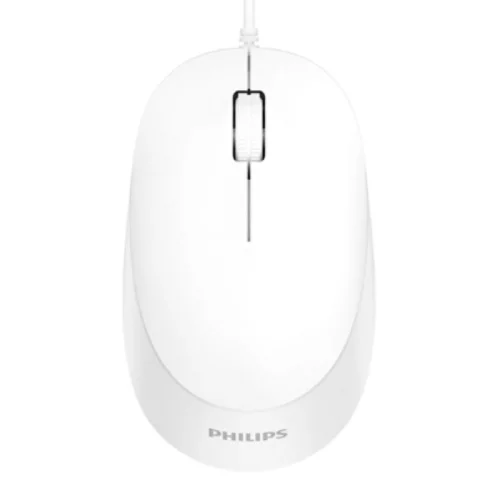 Мышь Philips SPK7207, Wired, 3 butt, USB 2.0, 1200dpi, right/ left, White (SPK7207W/ 01) (SPK7207W/01)