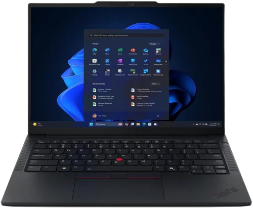 Ноутбук ThinkPad E14 Gen 7 14 WUXGA (1920x1200) IPS 300N, Core 7 240H, 16GB DDR5-5600, 512GB SSD M.2, Int Graphics, WiFi6E, BT, TPM2, FPR, FHD+IR Cam, Kb Ru/ Eng, Cam, 48Wh, 65W USB-C, NoOS, 1Y, 1.4kg (21T9006FIG)