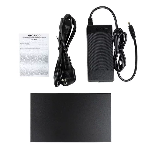 Коммутатор/ Unmanaged Switch 8x100Base-TX PoE, 1x1000Base-X SFP, PoE Budget 80W, metal case (OS1209P/A1A) фото 3
