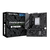 Материнская плата MAXSUN MS-Challenger B760M D4 WIFI (Socket 1700, mATX, 2*DDR4(64b), DP/HDMI, 3*SATA3, 2*M.2, 1xPCI-E x16 /1xPCI-E x1, 2*USB 2.0, 4*USB 3.2 GEN1, LAN 1*1G, Bluetooth 5.2, Wi-Fi 802.11ax, RTL)