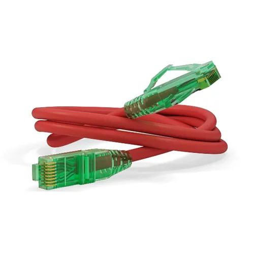 Кабельная сборка Hyperline PC-LPM-UTP-RJ45-RJ45-C6a-0.5M-LSZH-RD Патч-корд U/ UTP, Cat.6a (100% Fluke Component Tested), 10G, LSZH, 0.5м, красный