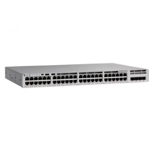 Коммутатор CISCO Catalyst 9200 48-port 1Gb RJ-45 Data Switch, Modular uplink option, PS 1x125W (up to 2), DNA Network Essentials, C9200-48T-E