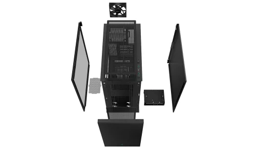 Корпус MidiTower Deepcool CH510 без БП, бок.окно, черный, EATX (R-CH510-BKNNE1-G-1) фото 14