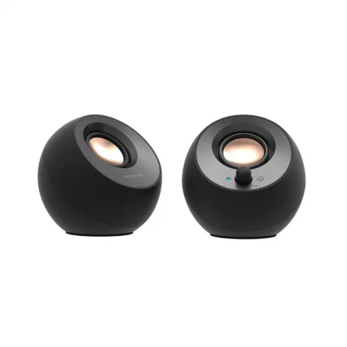 Колонки Creative Pebble V3 MF1700 2.0 черный 8 Вт Bluetooth (51MF1700AA000)