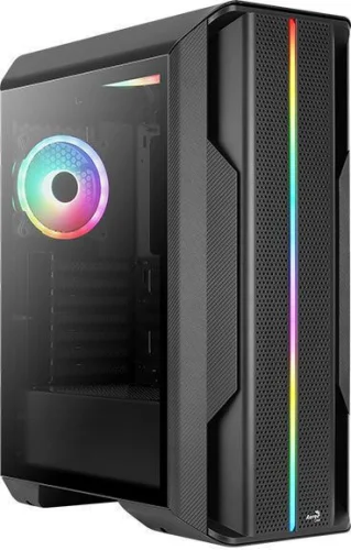 Корпус Aerocool Splinter Duo-G-BK-v1 черный без БП ATX 5x120mm 2x140mm 2xUSB3.0 audio bott PSU (ACCM-PB26033.11) фото 2