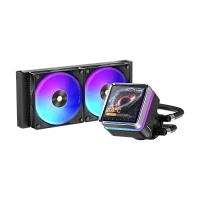 Система жидкостного охлаждения/ Water Cooling System Ocypus Sigma L24 EX BK ARGB (290W, 240mm, LED, Black, ARGB/ Fans: 2x120mm, 36dBA, 88CFM, 2400RPM/ Pump height 99mm, 27dBA, 3100RPM, Rad thickness 2 (SIGMA-L24-BK2AAWLN00E-GL)