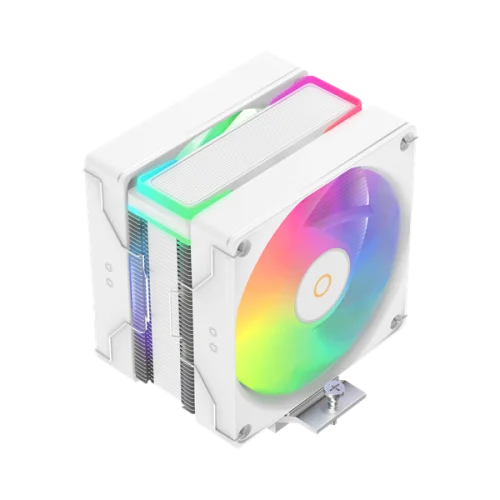 Кулер для процессора Ocypus Delta A40 SE WH Dual Fan ARGB, 2x120mm ARGB FAN, Top ARGB Panel, 4 HEAT PIPES, 4-PIN PWM, 800-1800 RPM, 31DBA, HYDRO BEARING, LGA115X/1200/1700/18XX, AM4/AM5