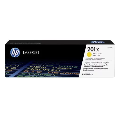 Тонер-картридж/ HP 201X High Capacity Yellow Original LaserJet Toner Cartridge (CF402X)