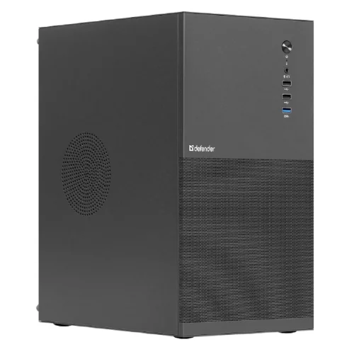 Defender Корпус компьютерный Apex Metal черный, mATX, USB3.0, USB1.1x2 (25021)