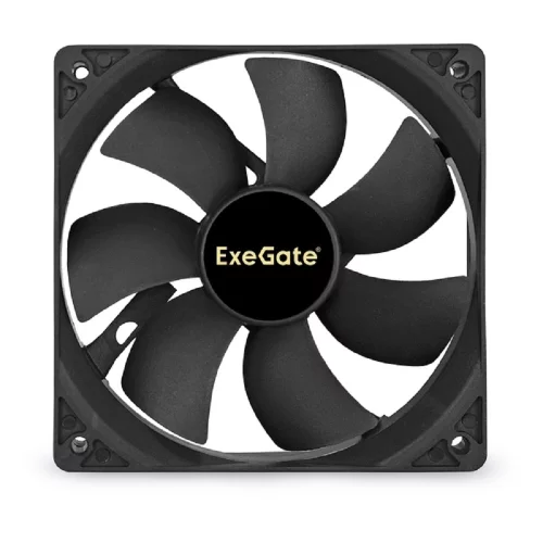 Exegate EX283391RUS Вентилятор ExeGate E12025B4P-PWM, 120x120x25 мм, двойной шарикоподшипник, 4pin, PWM, 22dBA фото 3