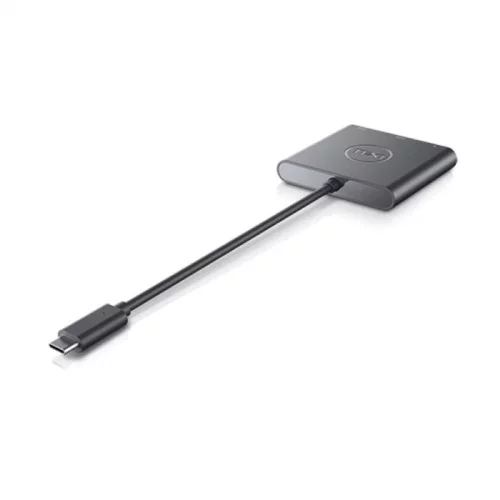 Адаптер Dell USB-C to Dual USB-A with Power Pass-Through (470-AEGX) фото 3