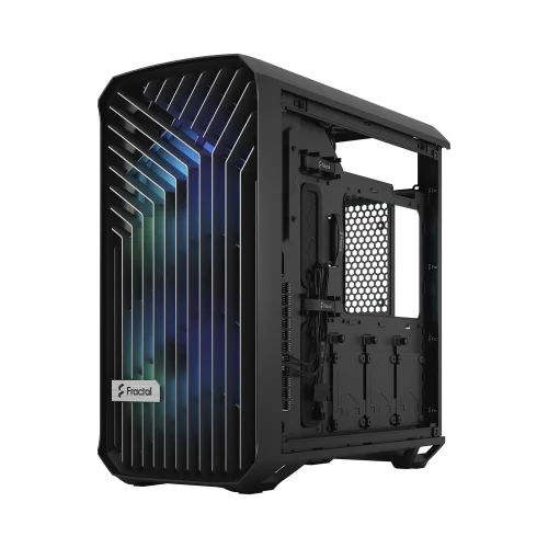 Корпус ПК без блока питания/ Case Fractal Design Torrent Compact RGB TG Light Tint, Midi-Tower, 2x180mm RGB, 2xUSB-A 3.2 + 1xUSB 3.2 Type-C E-ATX, SSI-CEB, ATX, mATX, mITX Black (FD-C-TOR1C-02) фото 5