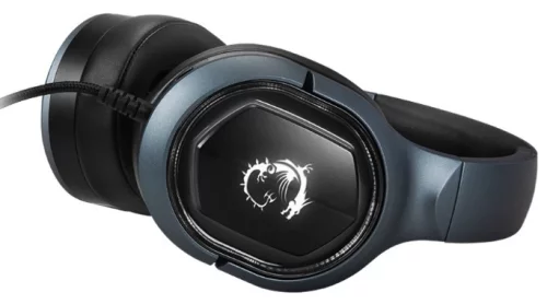 Гарнитура игровая MSI Immerse GH50, virtual 7.1 surround, In-line controller, RGB Mystic Light Compatibility with 4 lightning effects (S37-0400110-SV1) фото 2