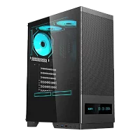 Корпус для ПК ACD Citadel 108DB ATX, Type-C + 2 X USB ports + HD audio combo, Mesh, TG, Black (AH-SI1G0-000)