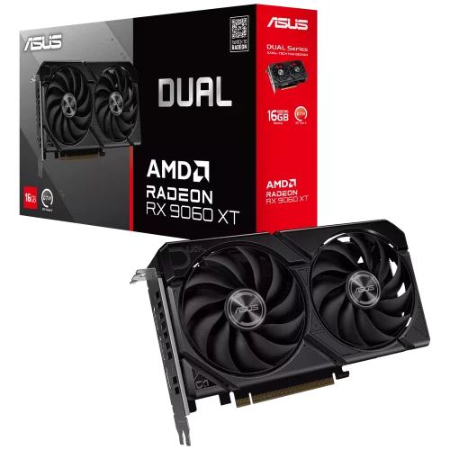 Видеокарта/ DUAL-RX9060XT-16G (90YV0LG2-M0NA00)