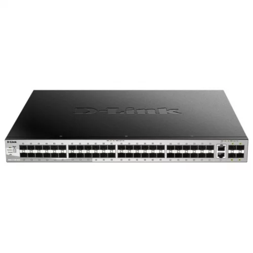 Коммутатор/ Managed L3 Stackable Switch 48x1000Base-X SFP, 2x10GBase-T, 4x10GBase-X SFP+, CLI, 1000Base-T Management, RJ45 Console, USB, RPS, Dying Gasp (DGS-3130-54S/A1A)