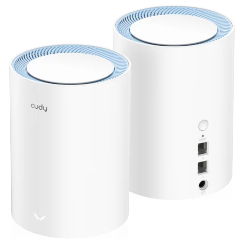Wi-Fi Mesh-система/ AC1200 Wi-Fi Mesh Solution 2-Pack, Chipset MediaTek, Dual-Band, 867Mbps at 5GHz + 300Mbps at 2.4GHz, 802.11ac/a/b/g/n, 2 Fast Ethernet Ports, 2 internal antennas, MU-MIMO, DDNS, Zerotier/Wireguard/OpenVPN/IPSe (M1200(2-PACK))