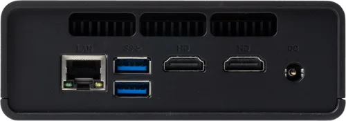 Компьютер Тонкий клиент РС1-4455 Intel Celeron N5100(1.1Ghz)/ 8192Mb/ 128PCISSDGb/ noDVD/ Int:Intel UHD Graphics/ WiFi/ war 3y/ 0.36kg/ black/ (PC1-4455-1)