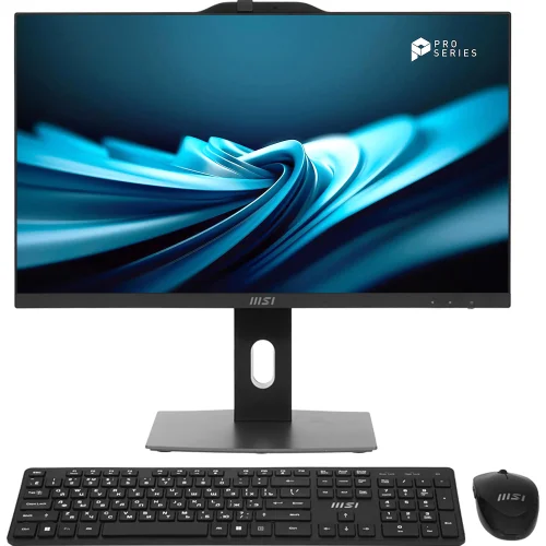 Моноблок/ PRO AP242P 14M-1210XRU 23.8(1920x1080 IPS)/Intel Core i7 14700(2.1Ghz)/16384Mb/512PCISSDGb/noDVD/Int:Intel UHD Graphics 770/Cam/BT/WiFi/-/war 1y/4.63kg/Black/noOS + Wireless KB+M (9S6-AE0621-1210) фото 2