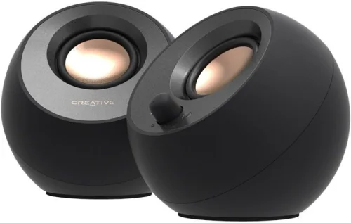 Колонки Creative Pebble V3 MF1700 (51MF1700AA000) Колонки Creative Pebble V3 MF1700 2.0 черный 8 Вт Bluetooth (51MF1700AA000) фото 2