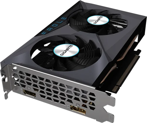Видеокарта/ VGA GIGABYTE AMD RADEON RX 6500 XT EAGLE 4G 4GB, GDDR6/64-bit, PCIe 4.0, 1xHDMI 2.1, 1xDP, 2-slot (GV-R65XTEAGLE-4GD) фото 3