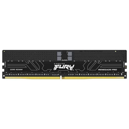 Модуль памяти Kingston 16GB DDR5 6400 FURY Renegade Pro RDIMM Black XMP ECC Registered DIMM (Single Module) 1RX8 32-39-39 1.4V 288-pin 16Gbit (KF564R32RB-16)
