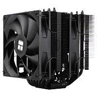Кулер для процессора/ Thermalright Phantom Spirit 120 SE Black (4-pin PWM, 154mm, Ni/Cu, 7x6mm, 2x120mm, 66.17CFM, 25.6dBA, 1500RPM, S: 1200, 1700, 1851, 115X, AM4, AM5, silver, black) (PS120-SE-BL)