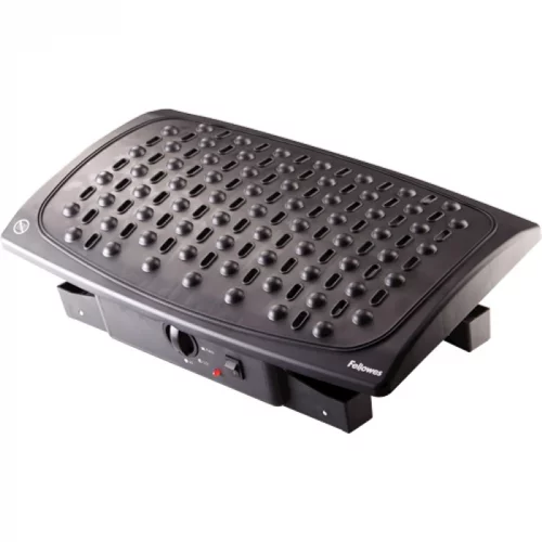 Подставка для ног Fellowes CRC-80709 регулировка высоты 10.5/12/13.5 см, 3 варианта температуры, черный (FS-80709)